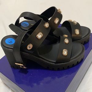 Madden Girl Gemstone Lug sole sandals